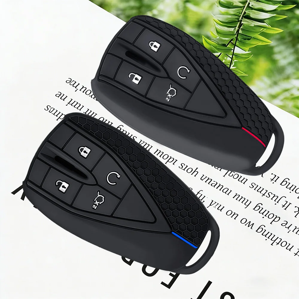 Silicone Car Remote Case KeyChain for Changan CS35 Plus CS55 PLUS CS75 PLUS Eado UNI-T UNI K Oushang X5 X7 EV Rubber Key Cover