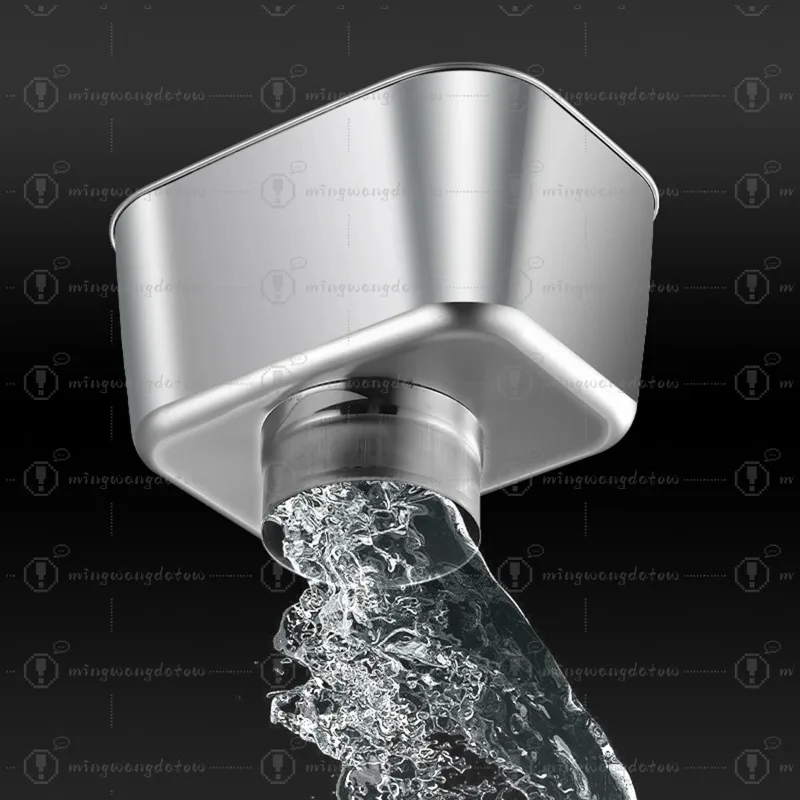 Steel Square Drain Rain Gutter Downspout Adapter, Roof Water Collector for Outdoor Drain Pipe Drainage Pipe Accessories
