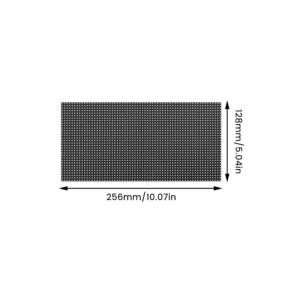 야외 방수 RGB 풀 컬러 LED 디스플레이 모듈, LED 패널, 디지털 LED SMD 보드, P4, 256x128mm