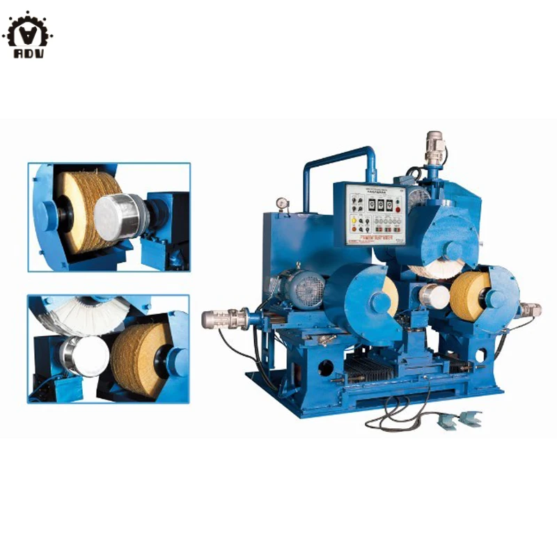 Automatic Double Stations Cookware Surface Polishing Machine for Sales