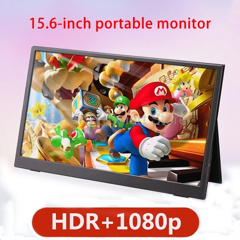 15.6インチ ポータブルモニター PS4 NS XBOX Switch PCゲーム用 HDMI アイケア 1920*1080解像度 IPSパネル 300nit輝度