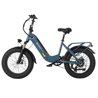 DYU FF500 Lite Electric Bike 500W 48V 13.5Ah Lithium-ion Battery 20*4.0 Inch Fat Tires E-bike Bicycle Front and Rear Disc Brakes