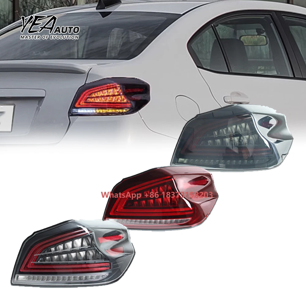 

YEA AUTO LED Sequential Turn signal Light Tail Lamp Tail Lights for subaru WRX STI 2013 + Taillight Taillights Plug and Play