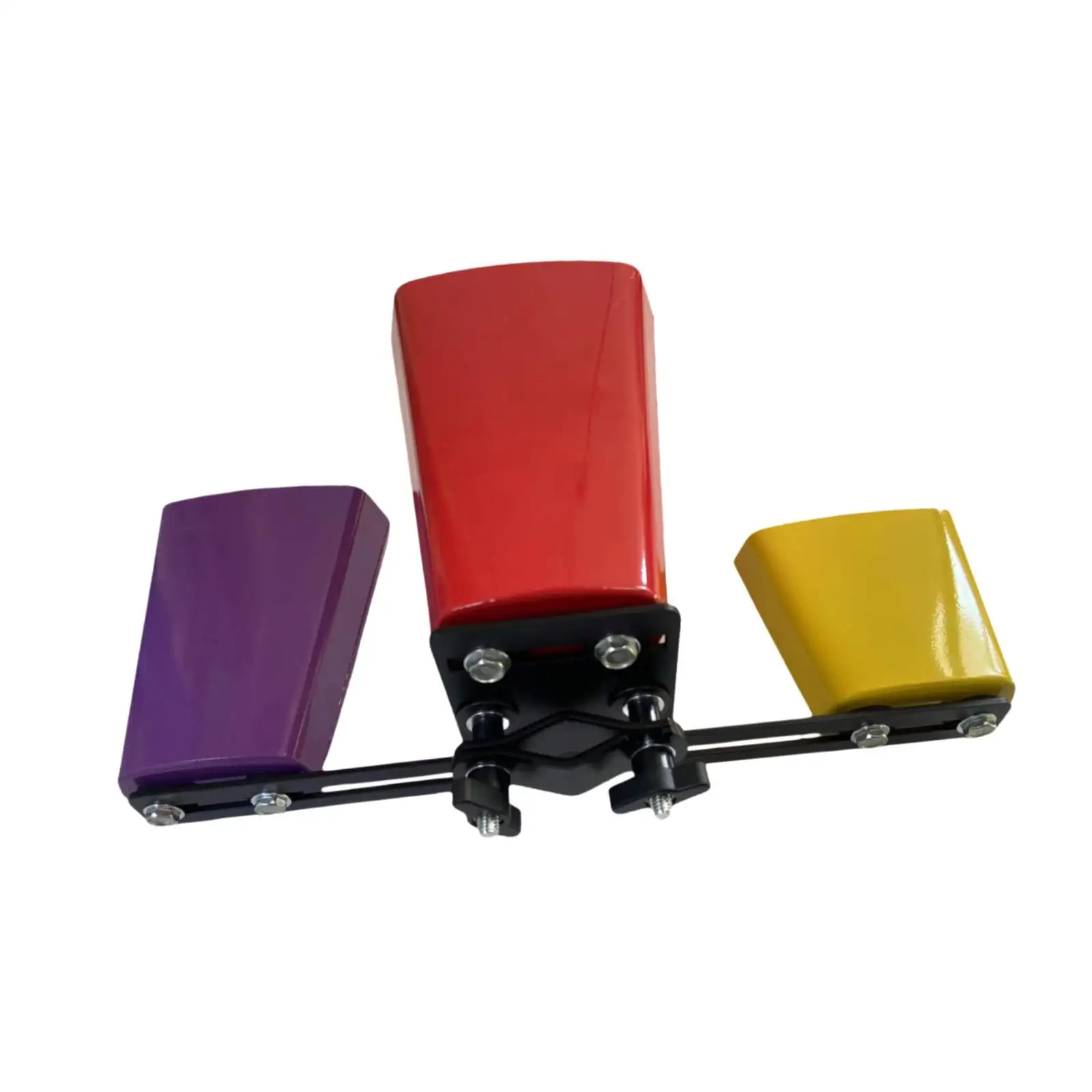 High and Low Tones 3 Colors Cowbell Noise Maker Percussion Instrument