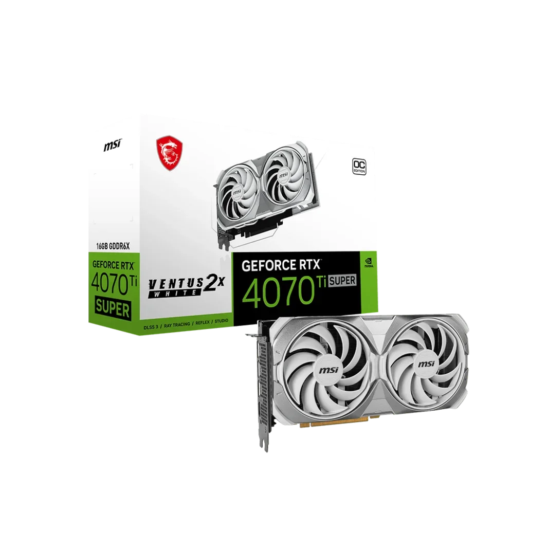 

2024 New RTX 4070 Ti SUPER 16G VENTUS 2X OC WHITE Sealed Package Gaming Video Cards Gaming GPU RTX 4070 Super