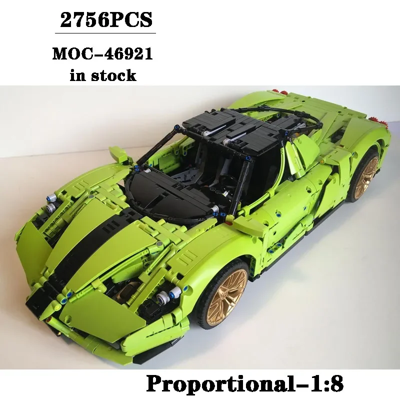 

Building Block MOC-46921 Supercar 1: Suitable for Building 42115 Model Ornaments 2756PCS Children's Birthday Gifts Christmas Toy