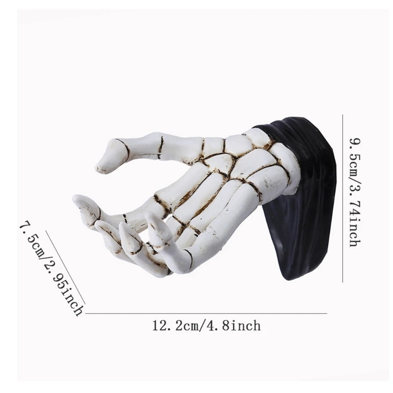 Wall Mounted Skeleton Hand Hook Fashion Accessory for Key and Jewelry Storage Dropship