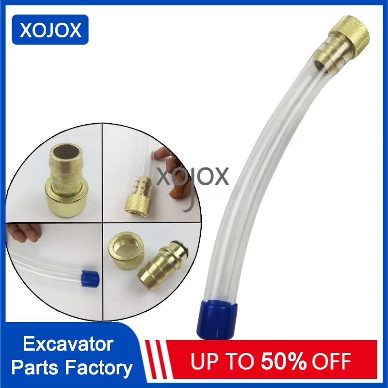 

XOJOX For SUMITOMO SH CASE CX210 240 350-5 engine oil drain pipe Drain valve Oil drain switch excavator accessories
