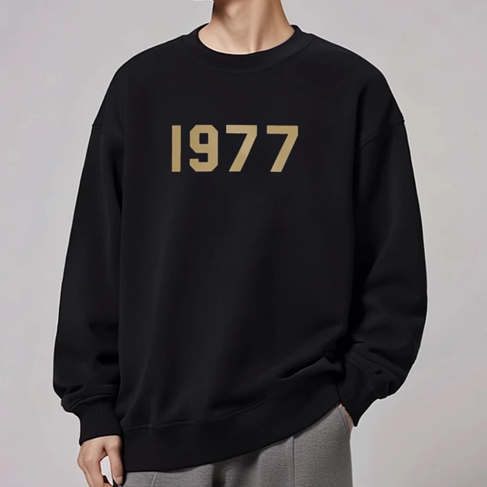 Fear 1977 Hoodie Sweatshirts Men Unisex FOGod FG ABC Hoodie Trendy Brand Graphics Oneck Hoodies Oversized Casual Clothes Autumn