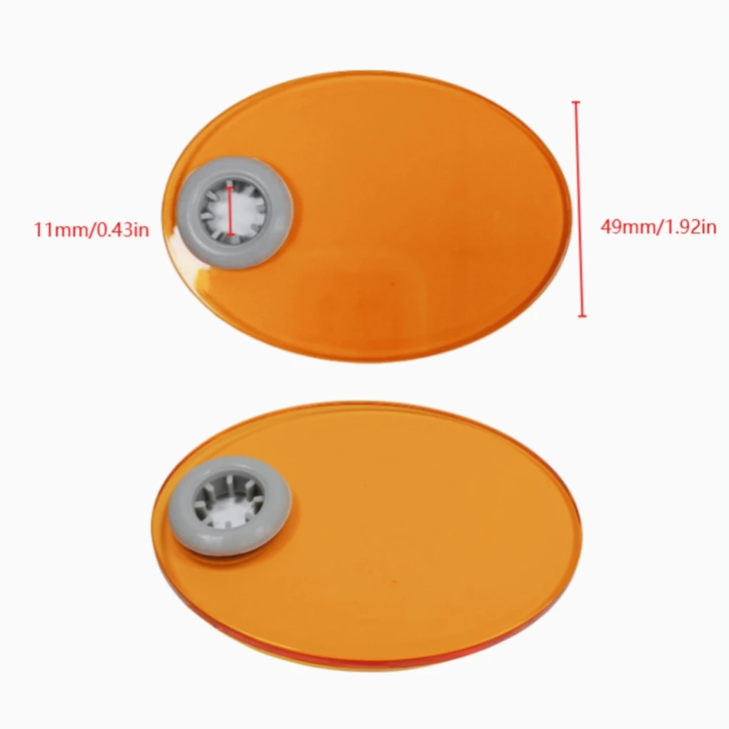2PCS Anti-Glare Light Curing Shade Screen UV Shield for Optical Fiber LED Curing Lamp Oral Tool