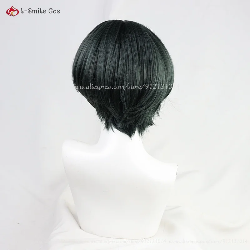 Zenin Mai parrucca Cosplay corta verde scuro donne Anime parrucche Cosplay resistente al calore capelli sintetici Halloween Zenin Maki parrucche