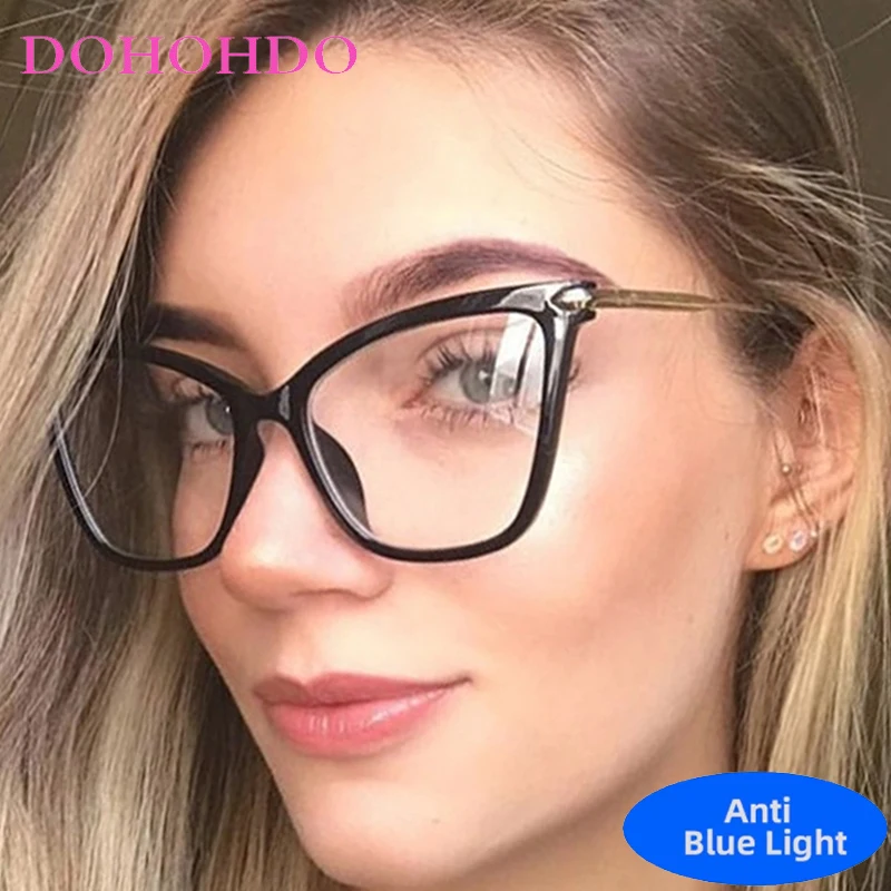 

Luxury Designer Metal Big Frame Cat Eye Glasses Frame Women Vintage Trend Men Glasses Outdoor Travel Fishing Eyewear Lentes Очки