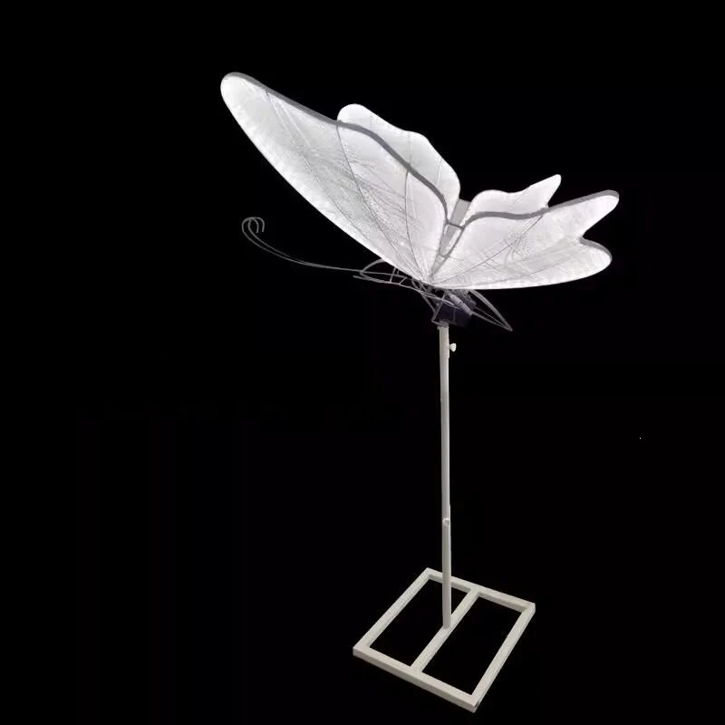 Electric butterfly wings will move and shine, road guide wedding y