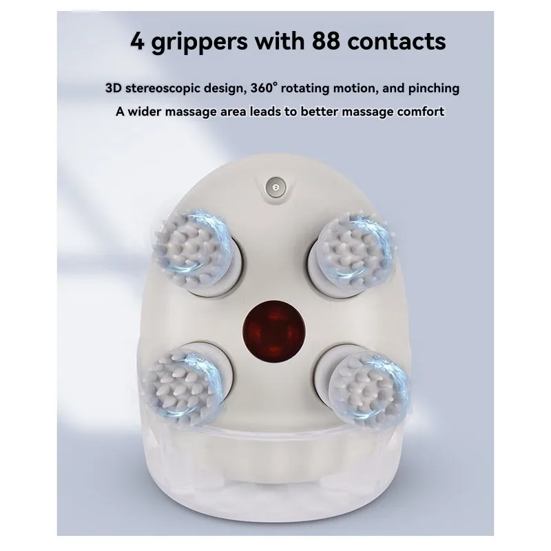 قابلة للشحن متعددة الوظائف فروة الرأس مدلك صغير العجن ذكي متعدد الوظائف الكهربائية فروة الرأس مدلك-Y48A