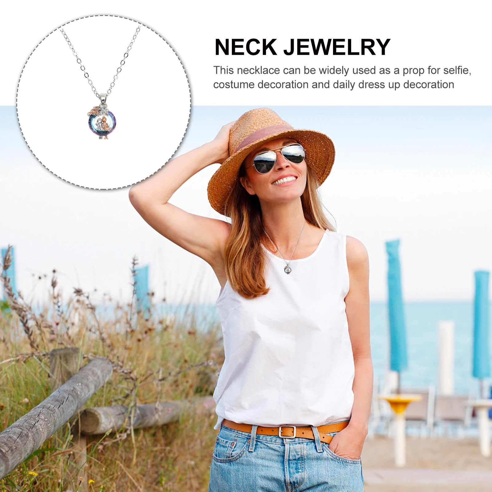 

Sister Necklace Women's Choker Necklaces for Girls Chain European Fashion Crystal Woman