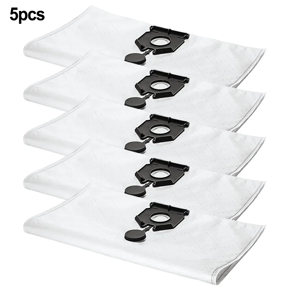 

Replacement Dust Bags for Karcher Vacuum Cleaners NT 30 and 30L Pack of 5 Non Woven Material for Cleaner Homes