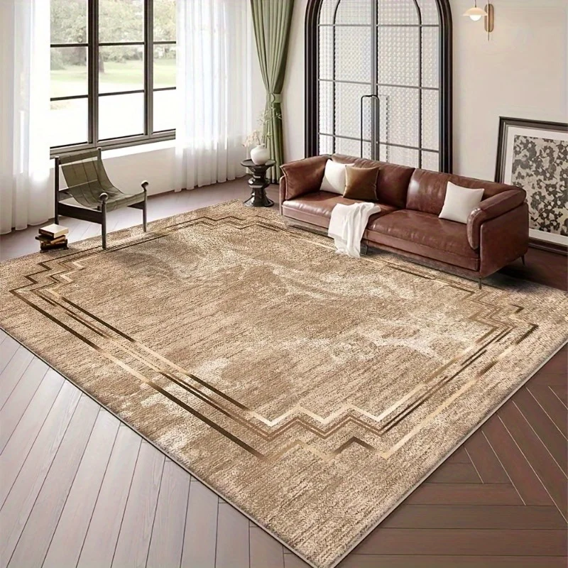 

VIKAMA скандинавский стиль, геометрический ковер для гостиной, нескользящий, износостойкий, приятный для кожи ковер для гостиной, украшение для дома