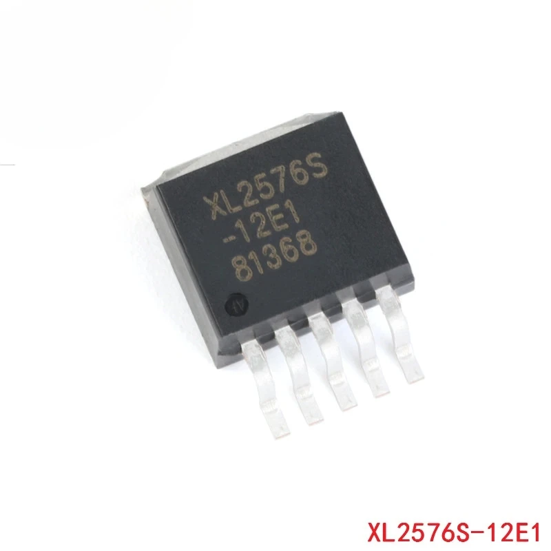 10pcs/lot SMD XL2576S-12E1 TO263-5 XL2576 52KHz Buck Step Down DC Power Converter Regulator IC Chip Integrated Circuit Original