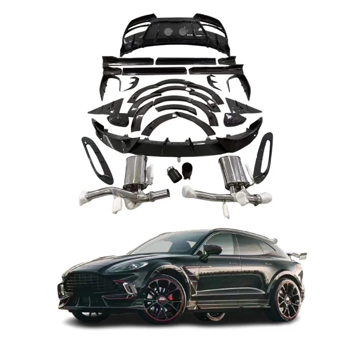 

MSY style Carbon Body kit For Aston Martin DBX Upgrade High quality Front Lip Rear bumper Wheel Eyebrow Side Skirts Exhaust pipe