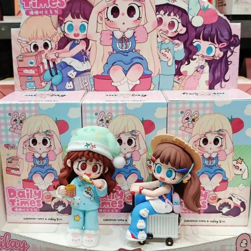 

In Stock Hot Genuine Milay Girls Blind Box 3rd Gen Daily Times Series Mystery Box Cute Anime Model Doll Girls Birthday Gifts