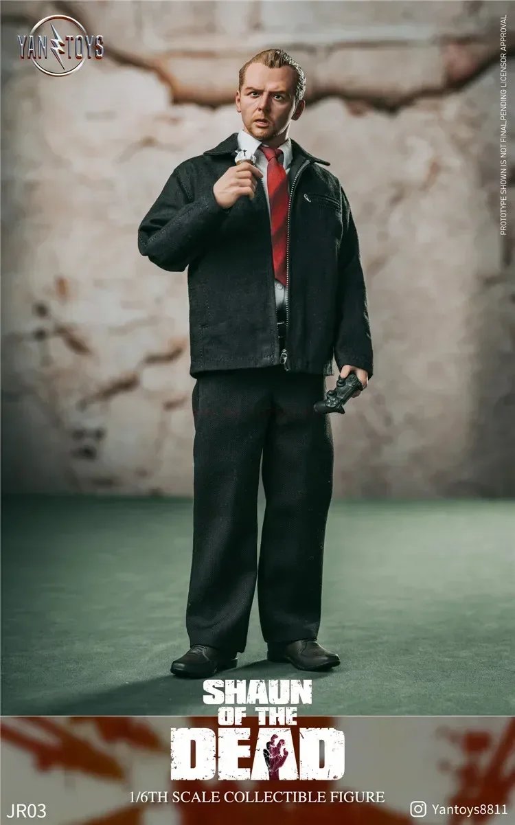 

New In Stock Yantoys Jr03 1/6 Shaun Of The Dead Mobile Doll Model Handmade Gift