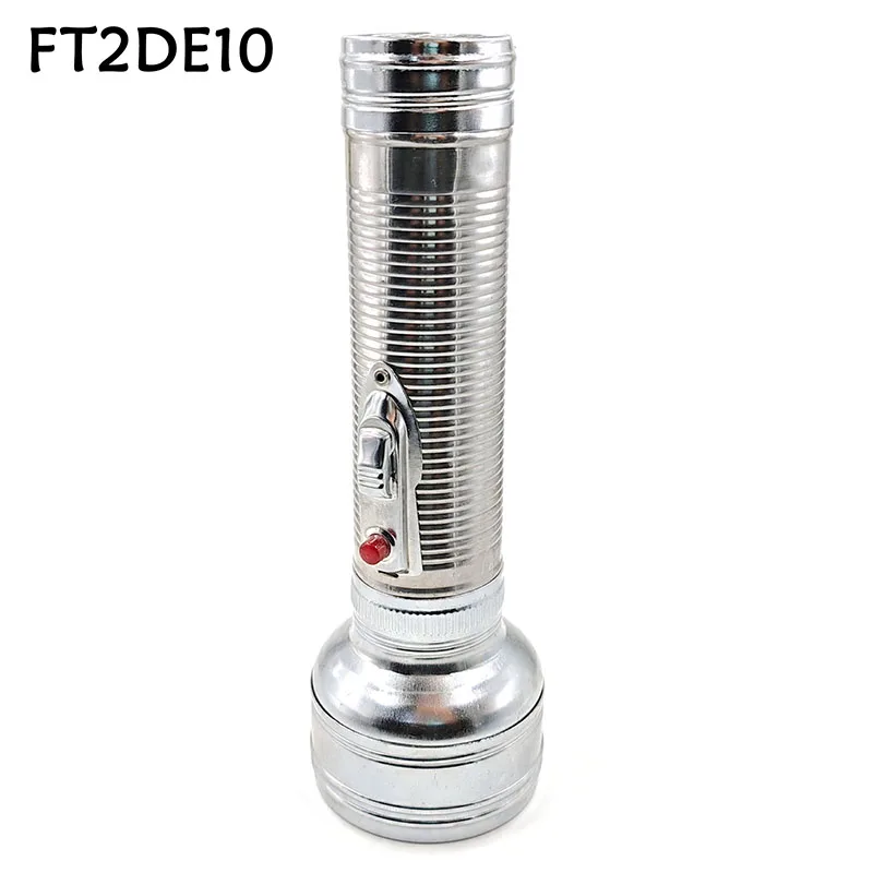 E10 Socket Hand Electric Torch Nostalgia Flashlight for The Elderly Low Light Level Home Collection