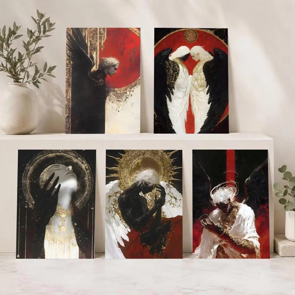 Mythic Literature T-The Divine Comedy Desire of the Gods Poster Series HD Wall Living Room Home Decor Gift