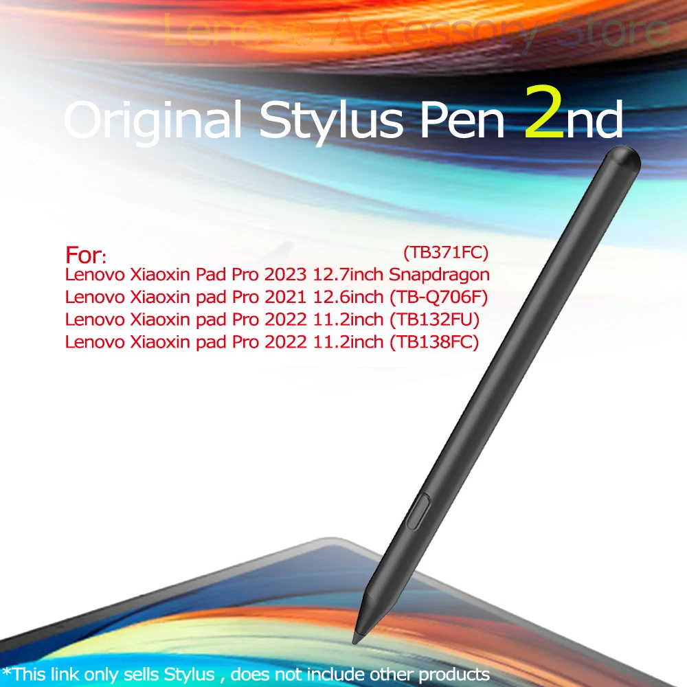 

Original Stylus Pen 2nd For Lenovo Xiaoxin Pad Pro 2022 Pro2023 12.7inch Legion Y900 Tablet Tab P12 12.6 Precision Pen 3