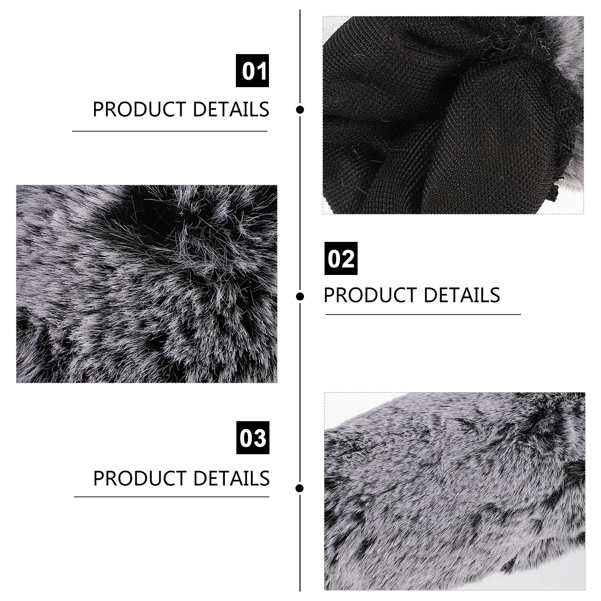 

1pc Artificial Wool Microphone Wind Muff For Videomic Pro/Pro+ Thick Windproof Design Black Look Lightweight