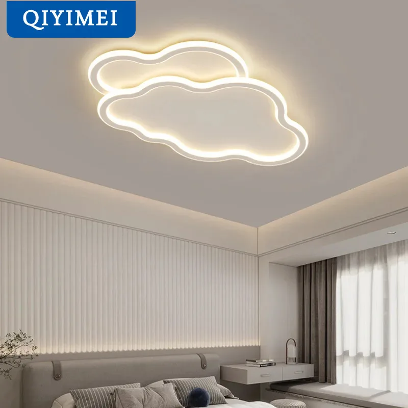 

White Cloud Modern LED Chandeliers Lights For Bedroom Living Study Foyer Room Luminaire Indoor Lighting Lamps Home Decor Fixture