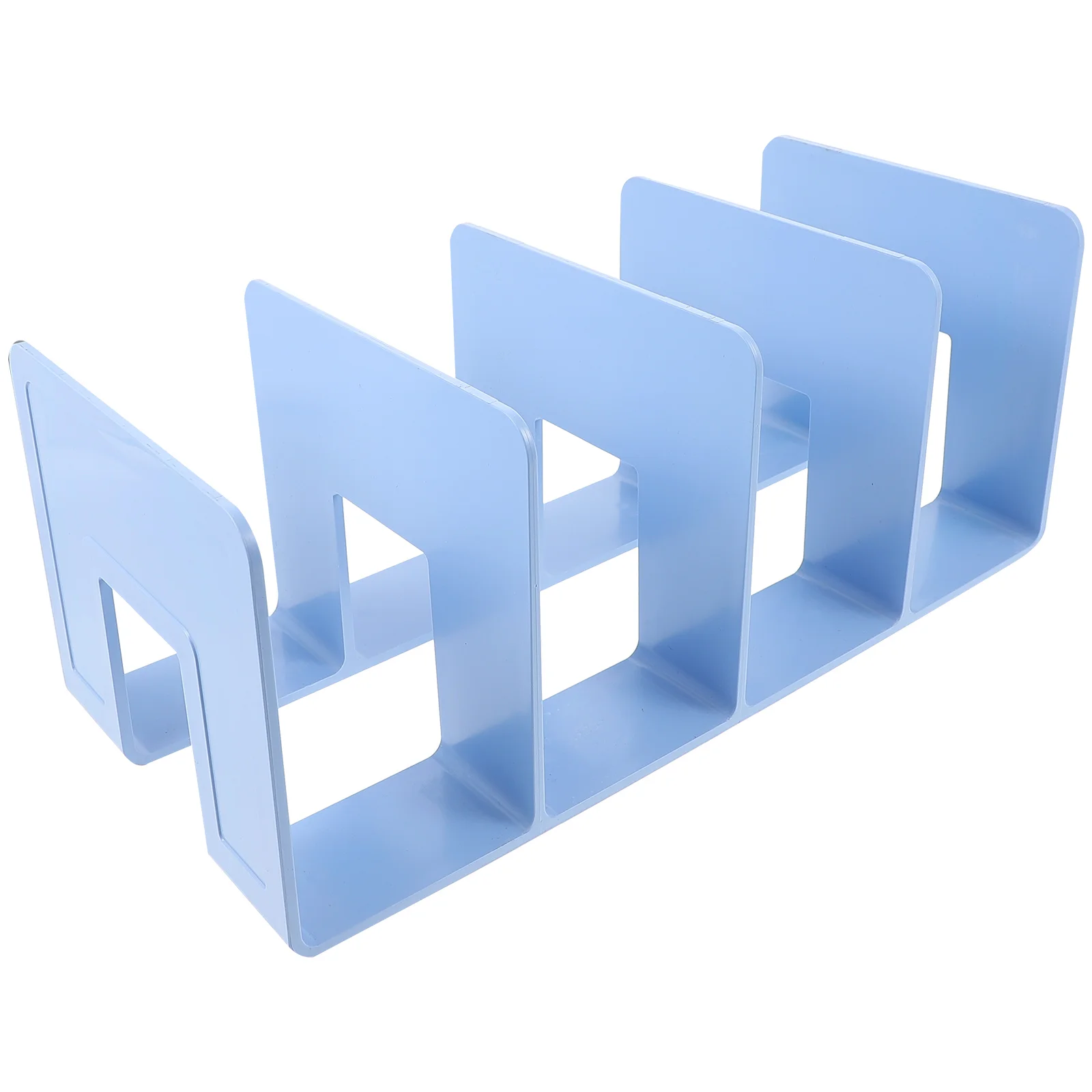 

Acrylic Book Stand Thickened White Office Desk Organizer Multifunctional Student Study Room Document Holder Bookshelf