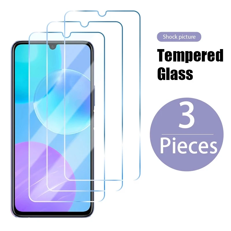 3Pcs Tempered Glass For Honor X6 X8 5G 70 Lite Screen Protector for Huawei Nova Y61