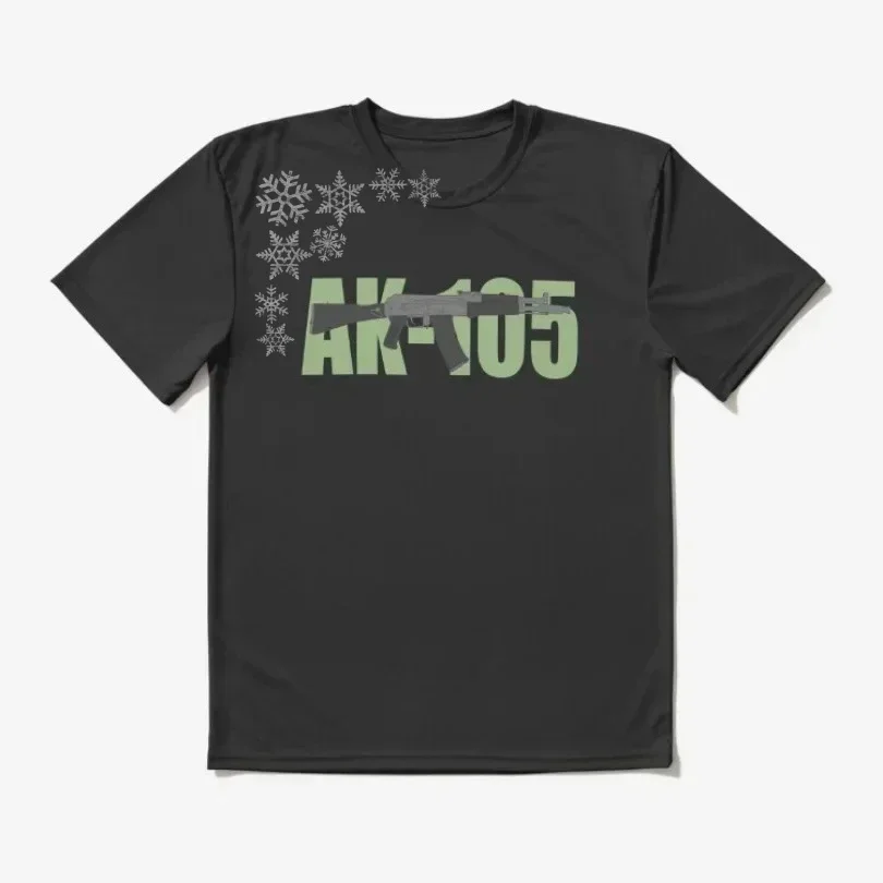 Soviet Russian Kalashnikov AK-105 Assault Rifle T-Shirt 100% Cotton O-Neck Summer Short Sleeve Casual Mens T-shirt Size S-3XL