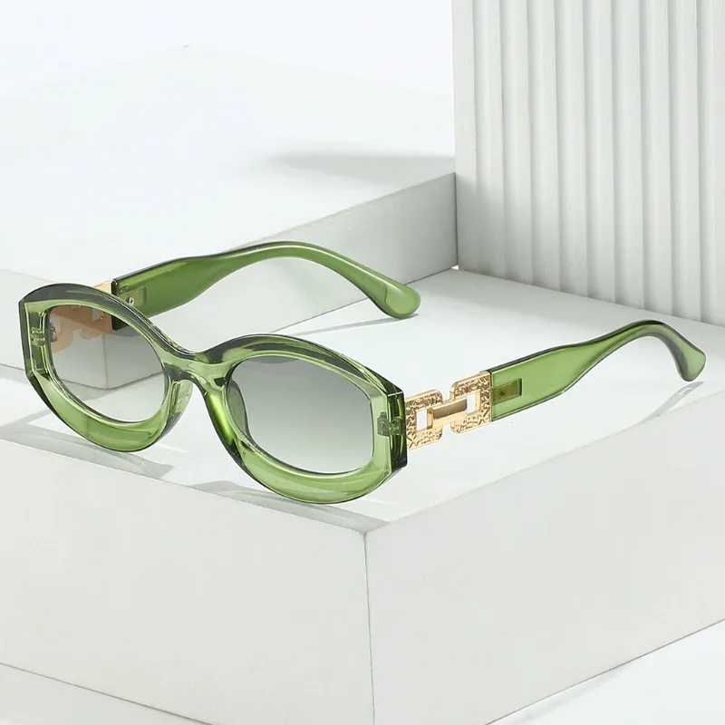 Vintage Oval Sunglasses Women Brand Designer Glasses Women/Men Cateye Retro Eyewear Women Vintage Lentes
