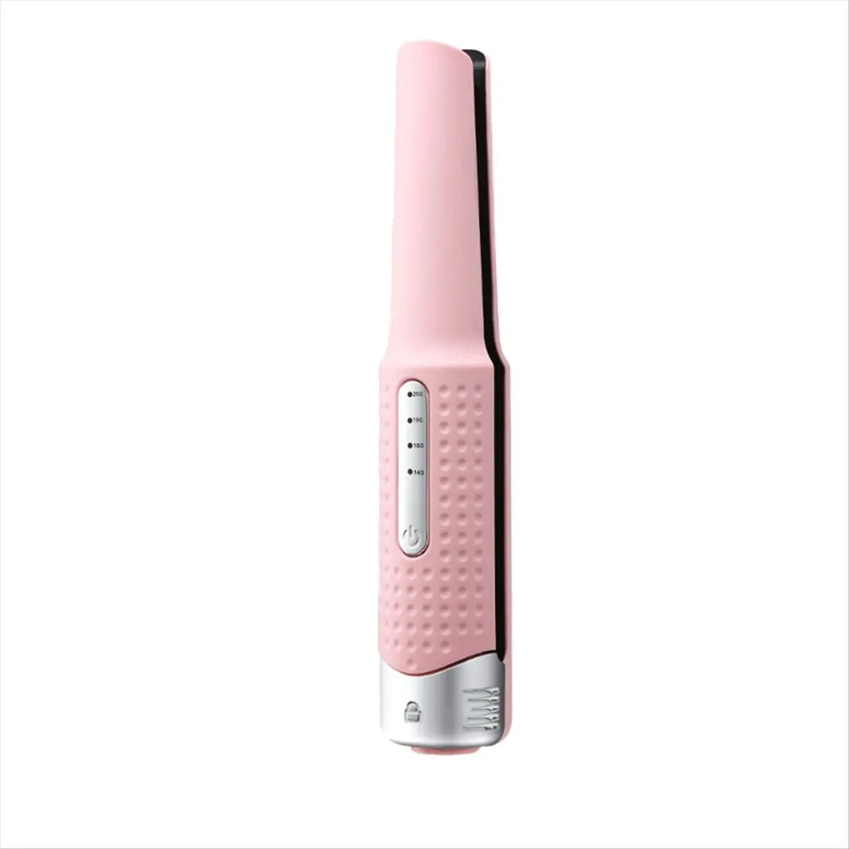 2026 Trend Wireless Hair Straightener Curling Iron Dual-Purpose Shaping Negative Ion Mini Straightening Iron Pink