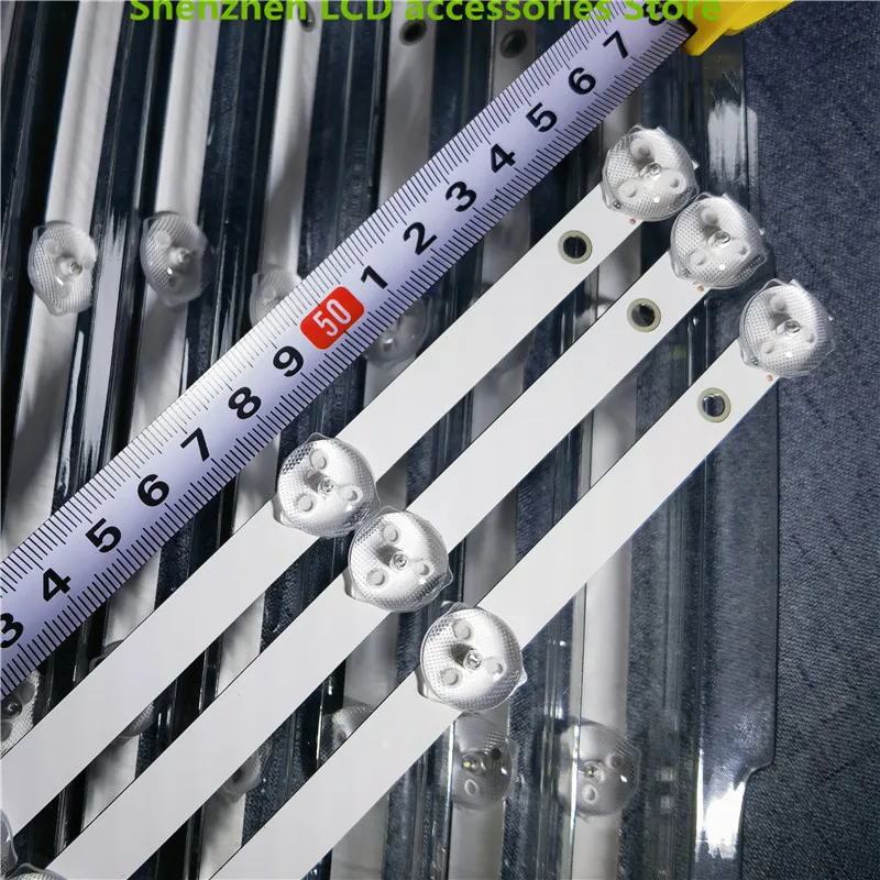 2 ชิ้น/ล็อตสำหรับ LCD TV Backlight บาร์ HD32L71A-V01 DSBJ-WG 31.11.031500050 563 มม.8 LEDs 100% ใหม่ 3V