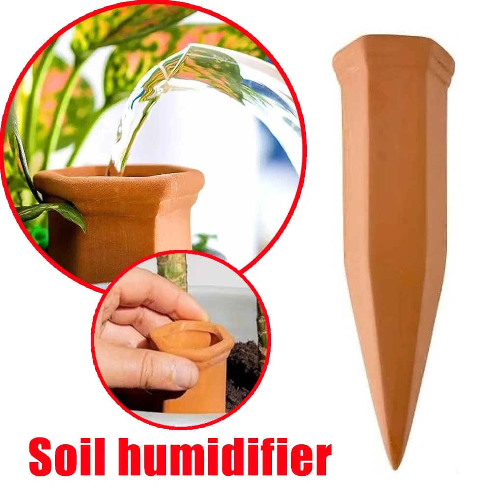 

Автоматическое устройство для полива растений из терракоты, система для полива цветов, вставляемая в горшок, подходит для комнатных растений.