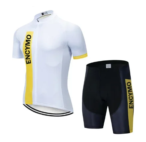 

2022 Team Cycling Clothing /Road Bike Wear Racing Clothes Quick Dry Cycling Jersey Set Ropa ENCYMO Maillot men's clothing