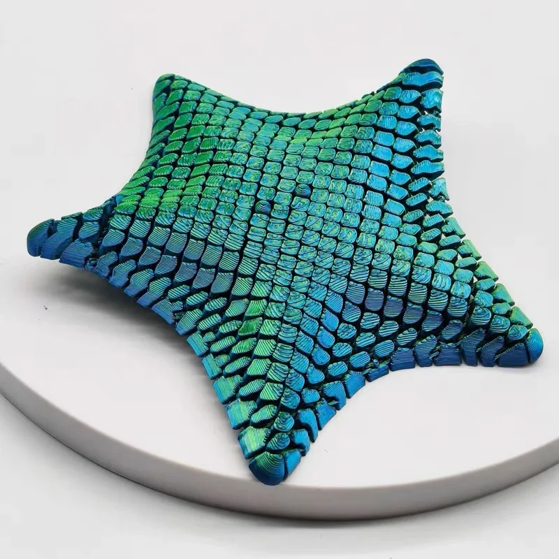 3D-Gedruckter Beweglicher Seestern Stressabbau-Spielzeug Flexibles Fidget-Spielzeug mit Beweglichen Gelenken Dekompressionsspielzeug Meerestier Schreibtisch-Deko