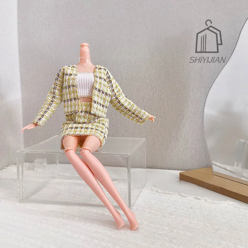 30 cm/11 Zoll Supermodel Puppe Kleidung Zubehör Kleine Duftende Stil Promi Elegante Set Stadt Mädchen Dress Up Prinzessin Kleidung