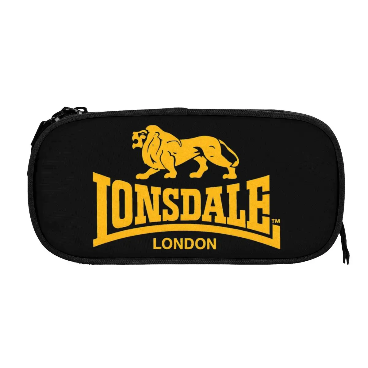 Lonsdales Dragon And Lion Sport Pencil Cases Pen Bag for Student Big Capacity Office Zipper Pencilcases