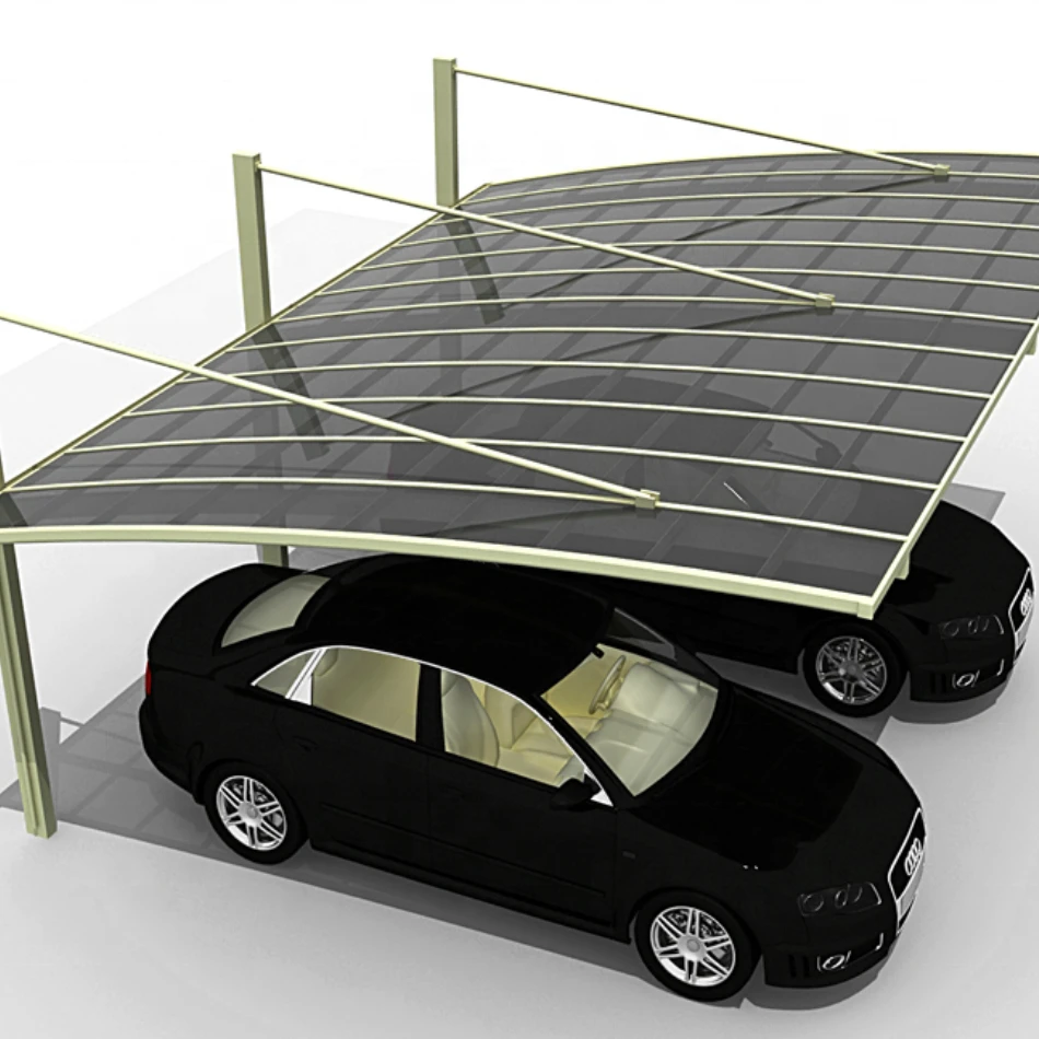 Customization Polycarbonate Aluminum Modern Cover Waterproof Carport for 3 Cars
