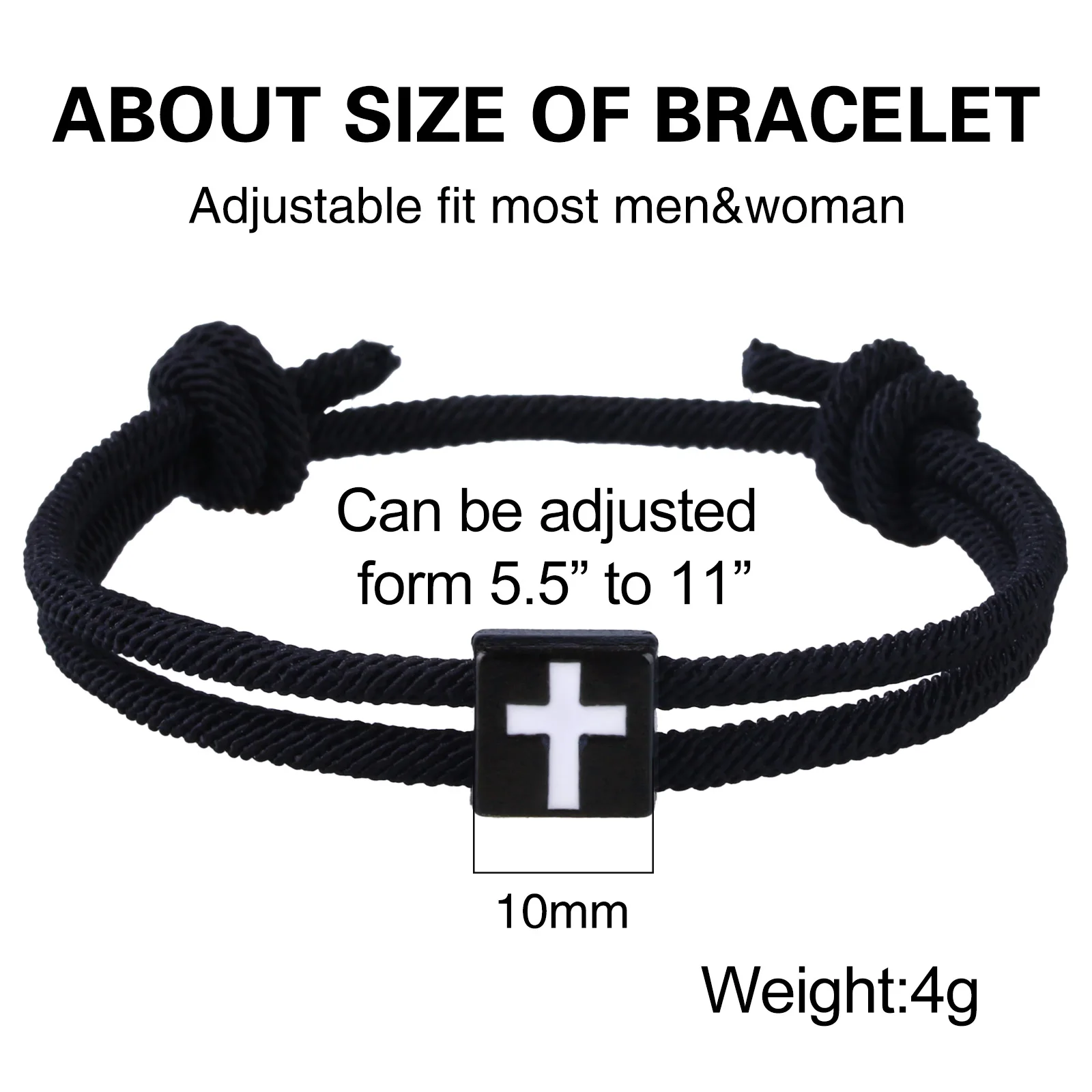 الصليب سوار للزوجين 2025 سحر الموضة أبيض أسود زوجين سبيكة أساور الصداقة مجوهرات هدية عيد الحب لها