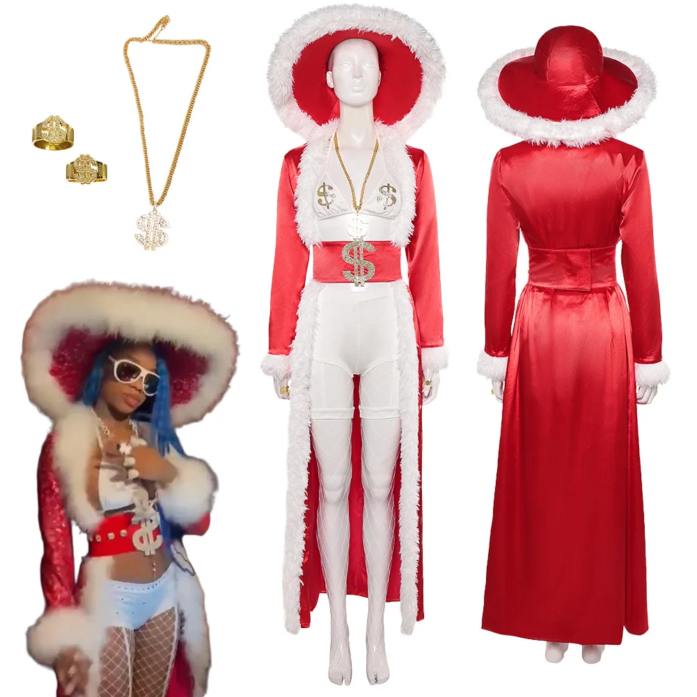 

Christmas Nightclub Bar Waiter Girls Cosplay Fantasy Clothing Xmas Festival Costume Disguise Adult Women Roleplay Party Outfit