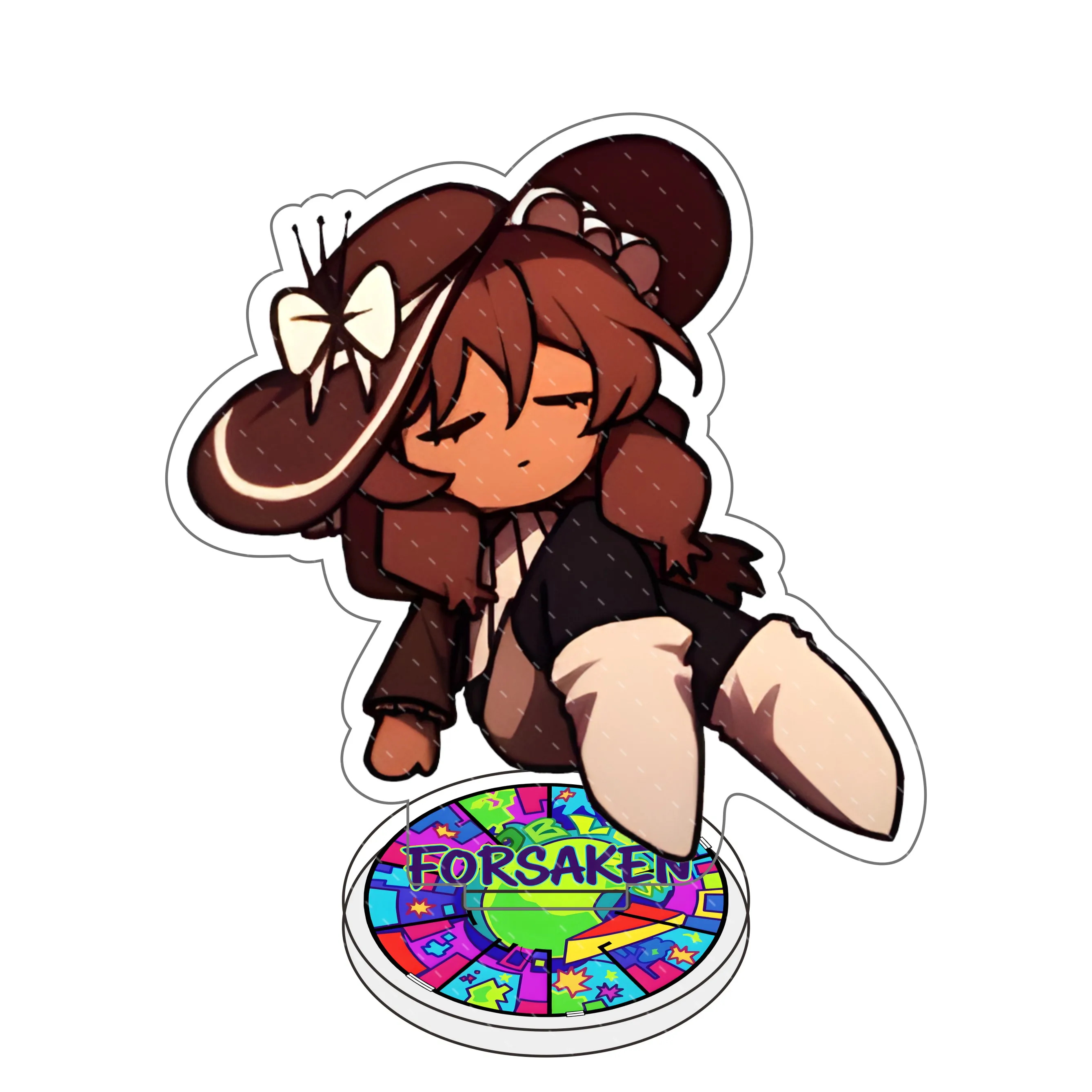 Forsaken الاكريليك المدرسة 10 سنتيمتر لعبة ضيف 1337 Noob Shedletsky جون دو c00lkidd إليوت تشيبي الألعاب هدية سطح المكتب الحلي #6