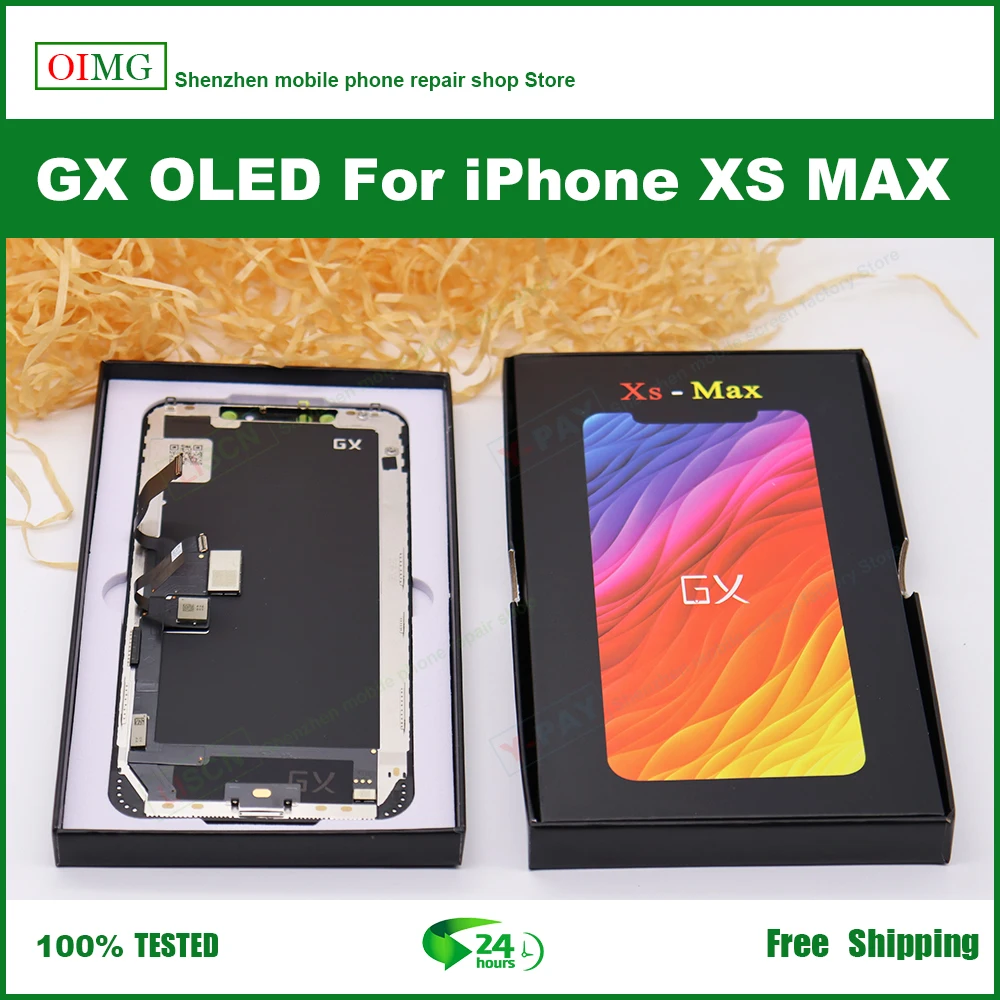 GX OLED For iPhone X Display XS XSMAX 11PRO OLED NEW GX Hard OLED For iPhone 12 LCD Screen AMOLED Digitizer Assembly Replacement