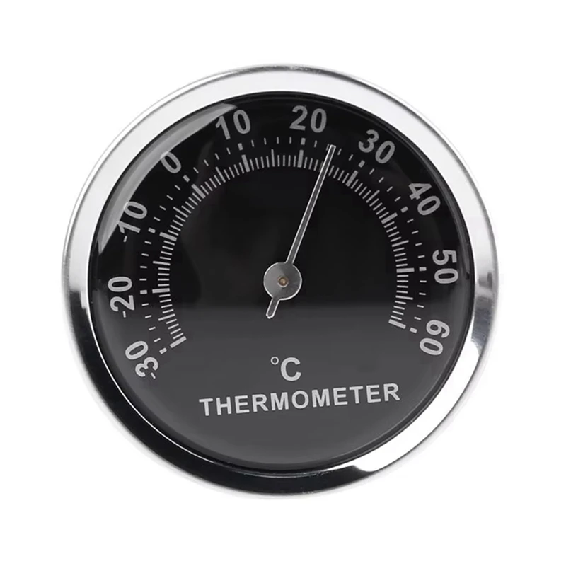 

Mini Indoor And Outdoor Mechanical Thermometer-30-60℃ , With Double-Sided Stickers, High Precision Instrument Tools