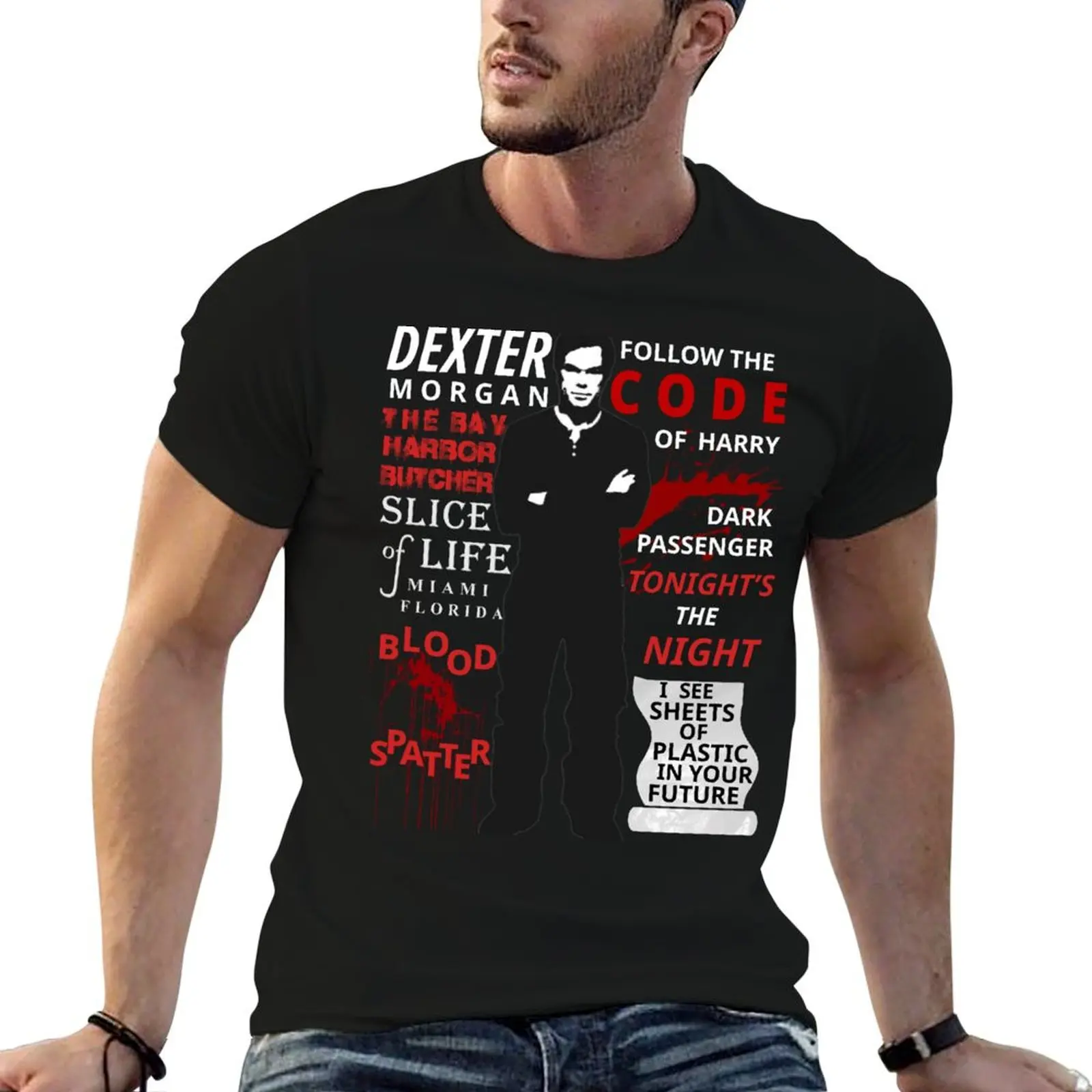 Dexter T-Shirt Big and Tall Loose Fit T-Shirt