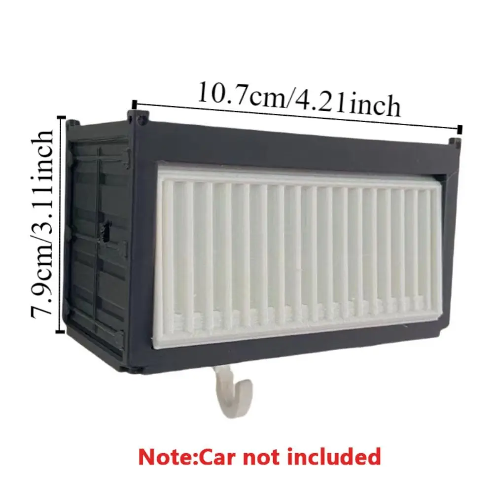 Creative Car Garage Key Holder with Opening Door Multifunctional Wall Mount Key Rack Funny Space-saving Car Key Hook Rack