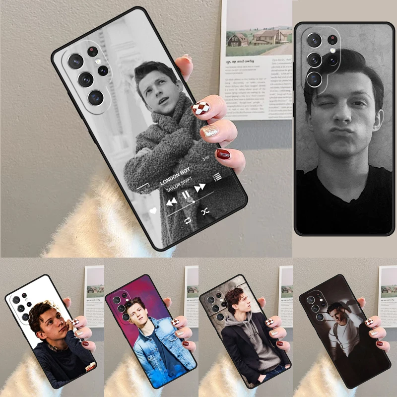 Cover For Samsung Galaxy S24 Ultra S21 S22 S8 S9 S10E Note 10 20 Plus FE S23 Tom Holland Phone case Coque